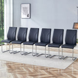 Modern Dining Chairs With High Backrest And Sturdy Legs