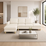 L - Shaped Sectional Sofa With Chaise & Ottoman