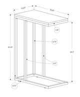 C-Shaped Accent Table For Living Room