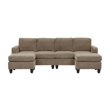 Modular Sectional With 2 Ottomans