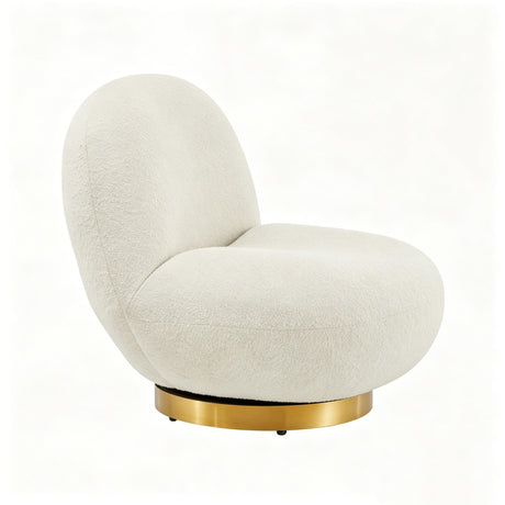Patty - Swivel Chair - Ivory
