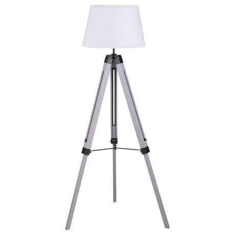 Hannah - Floor Lamp With Tripod Base - Gray