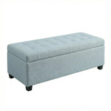 Elegant Tufted Storage Ottoman Bench