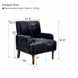 Accent Comfortable Upholstered Armchair For Living Room