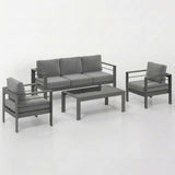 Outdoor Patio Set, All-Weather & Thick Cushions
