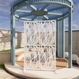 Free Standing Decorative Privacy Screen, Outdoor And Indoor Divider