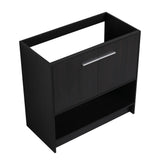 Modern Freestanding Bathroom Vanity With 2 Doors