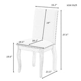 Upholstered Dining Chairs With Nailhead (Set of 2)