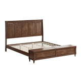Sleigh Bed Frame With Tall Headboard And Storage Bench