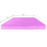 6" Gel Memory Foam Mattress In A Box With Aloe Vera Cover - Pink - Full