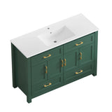 Bathroom Vanity With Sink Combo, 4 Soft Close Doors And 4 Drawers
