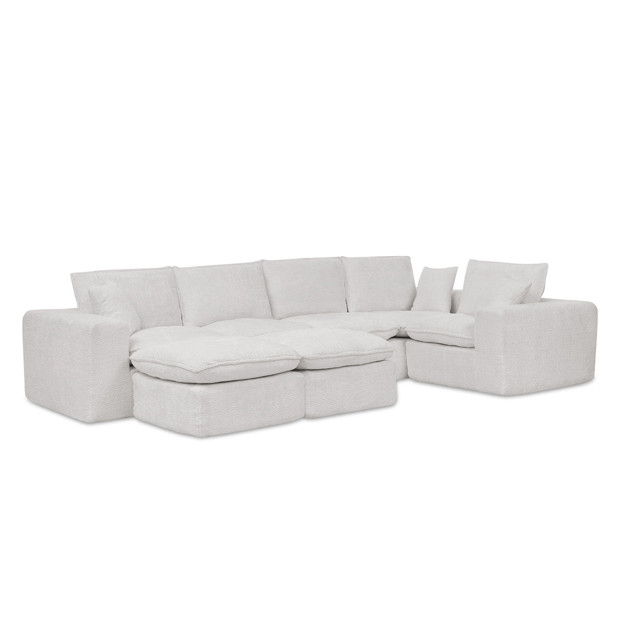 Sectional Sofa With Moveable Ottoman