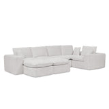 Sectional Sofa With Moveable Ottoman