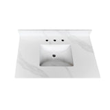 Bathroom Vanity Top With Undermount Sink, 3 Pre Drilled Holes