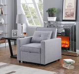 Zoey - Convertible Sleeper Chair With Side Pocket