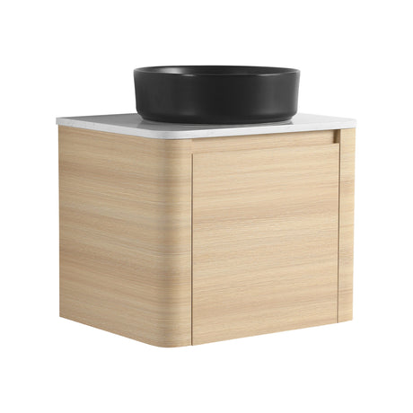 Mounted Bathroom Vanity With Art Sink & 2 Soft Close Doors