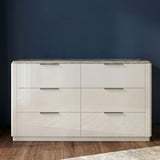 Jazz - 6 Drawer Dresser (Mirror Not Included) - White
