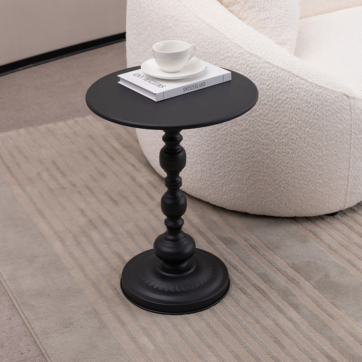 Round Side Table For Living Room