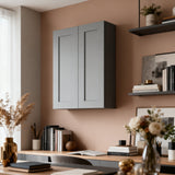 Shaker Wall Cabinet With Soft-Close Doors, Adjustable Shelves