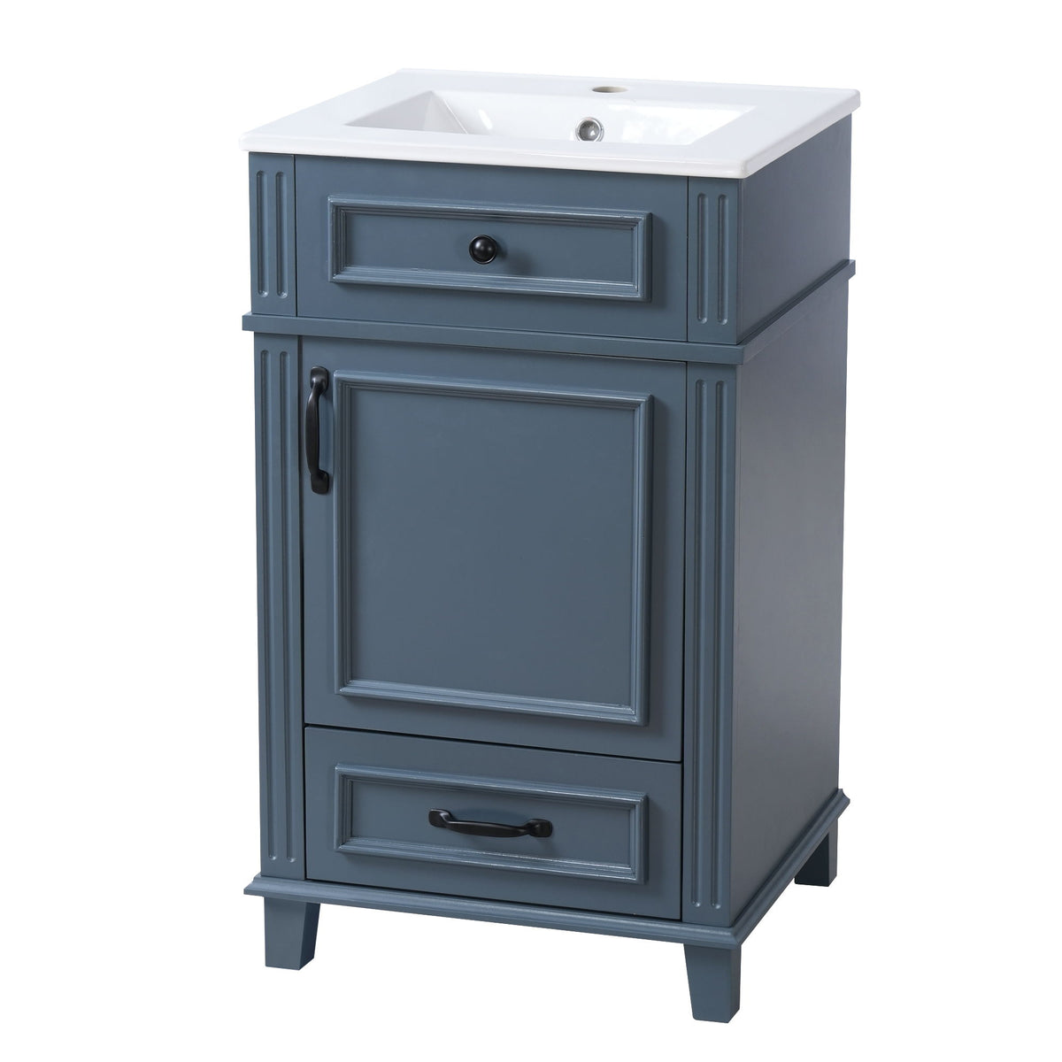 Bathroom Vanity With Sink, Drawer & Soft Closing Door