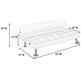 Tufted Sofa With USB Port For Living Room