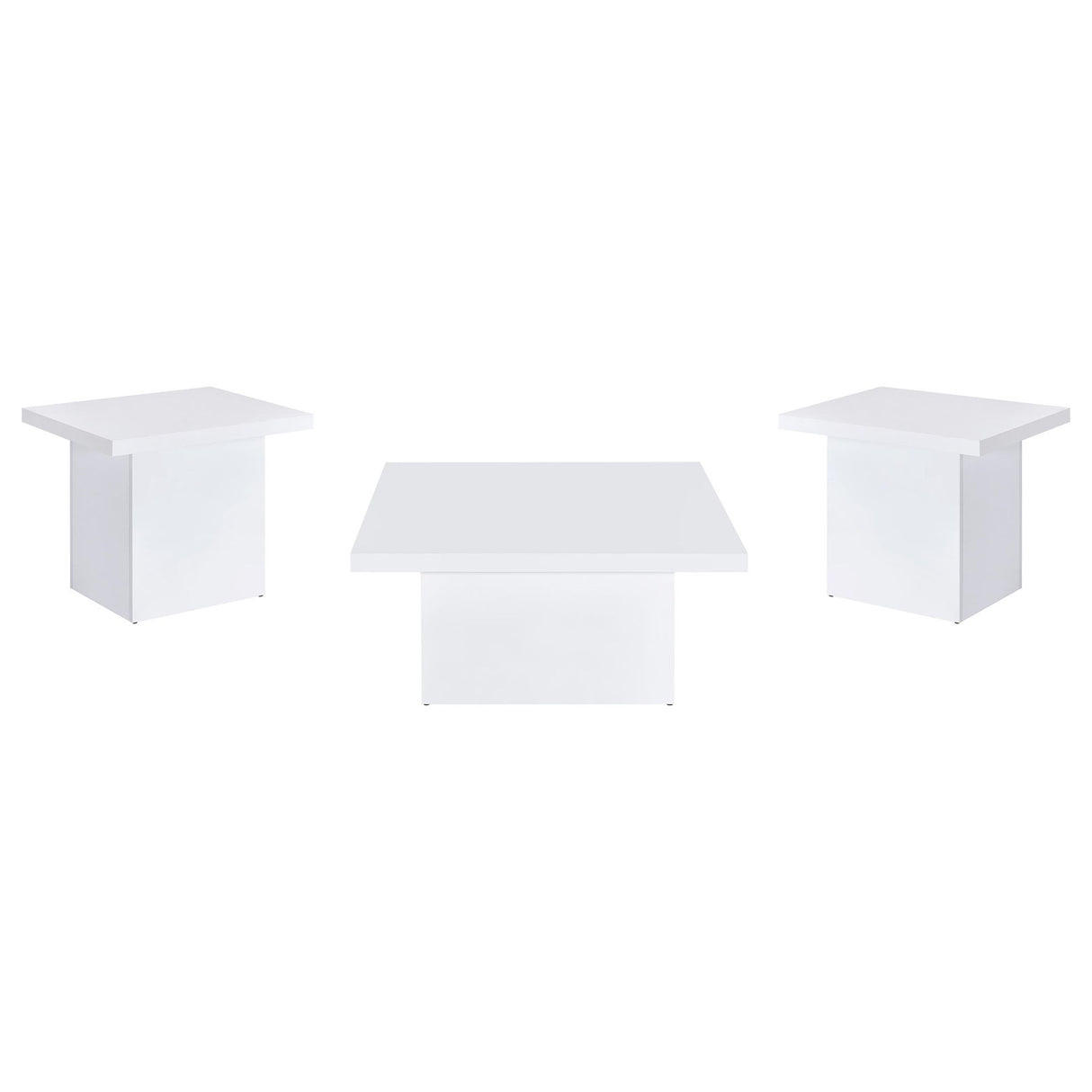 Eldridge - Coffee Table Set With Square Tops