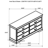 Frances - 6 Drawer Dresser