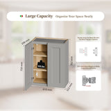 Shaker Wall Cabinet With Soft-Close Doors, Adjustable Shelves