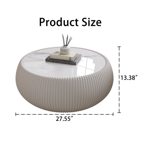 Drum Shaped Coffee Table