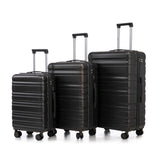 Tourist 3 Piece Luggage Set, Combination Lock, Durable Hard Shell With 360° Silent Wheels
