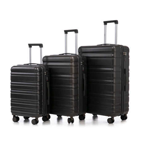 Tourist 3 Piece Luggage Set, Combination Lock, Durable Hard Shell With 360° Silent Wheels