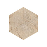 Hexagon Natural Marble Polished Tile For Wall And Floor (Set of 12)