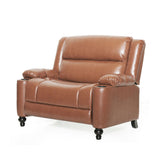 Tufted Design Wide Manual Recliner Chair