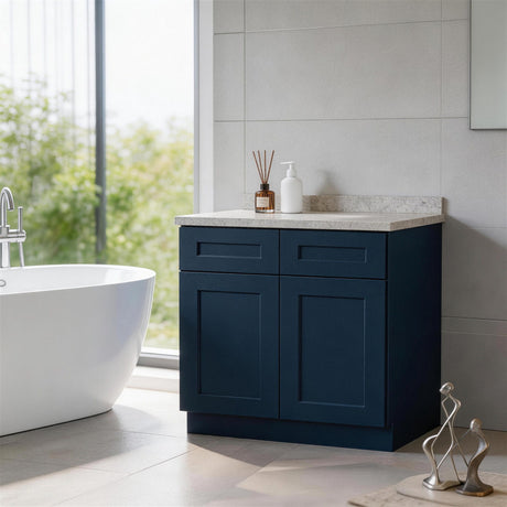 Shaker Base Cabinet With Soft-Close Hinges, Adjustable Shelf