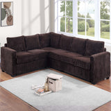 L-Shaped Sectional Set For Living Room