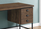 Computer Desk For Home Office, Laptop, 3 Storage Drawers, Contemporary & Moder