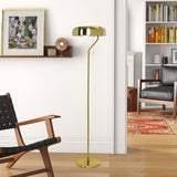 Spectra - Tall Corner Floor Lamp For Living Room - Gold