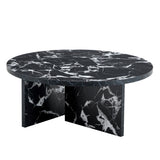Versatile Round Coffee Table For Various Interior Styles