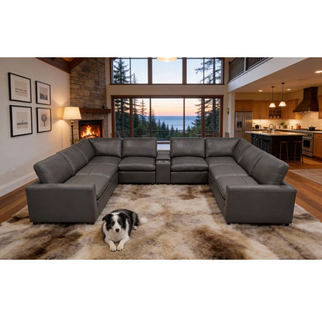 Large Upholstered Seating Modular Sectional