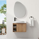 Sleek Design Freestanding Bathroom Vanity With Sink, Soft Close Door