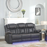 Challenger - LED Power Recliner Sofa