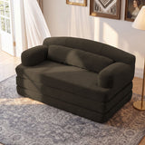 2 Seater Sofa Bed, Compact Foldable Floor Couch