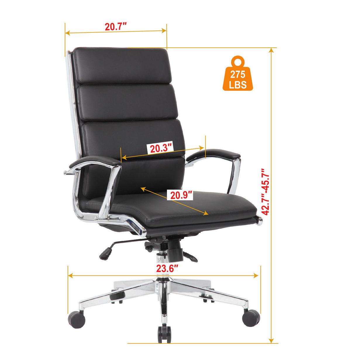 Office Chair, Breathable Mid Back Swivel Computer Chair With Foldable Armrest - Black