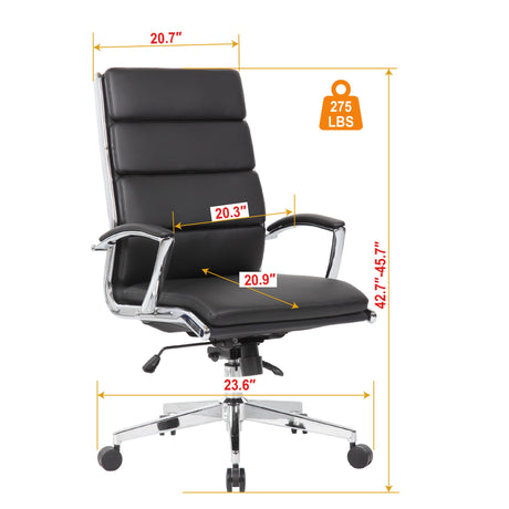 Office Chair, Breathable Mid Back Swivel Computer Chair With Foldable Armrest - Black