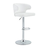 Adjustable Swivel Bar Chair With Ergonomic High Back Design