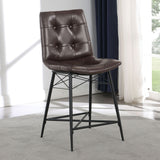 Counter Height Stools & Padded Seat (Set of 2)