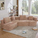 Modular Sectional Sofa With Free Combination Design