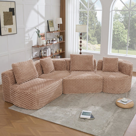 Modular Sectional Sofa With Free Combination Design