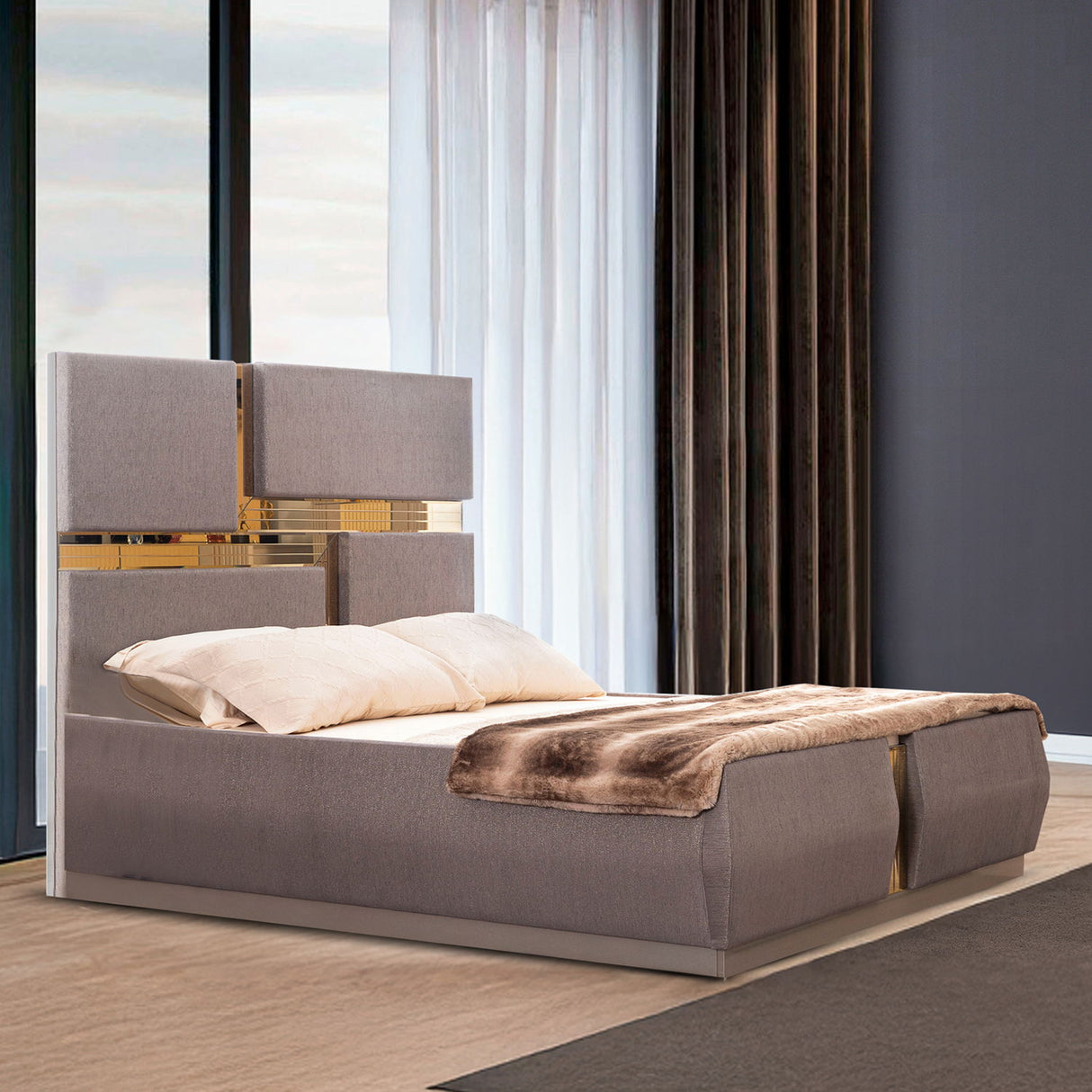 Lorenzo - Tufted Upholstered Bed
