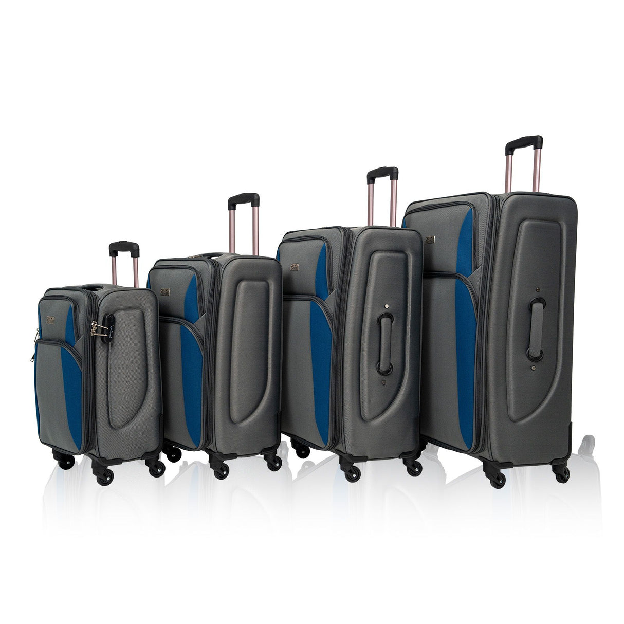 4 Piece Set Softshell Luggage